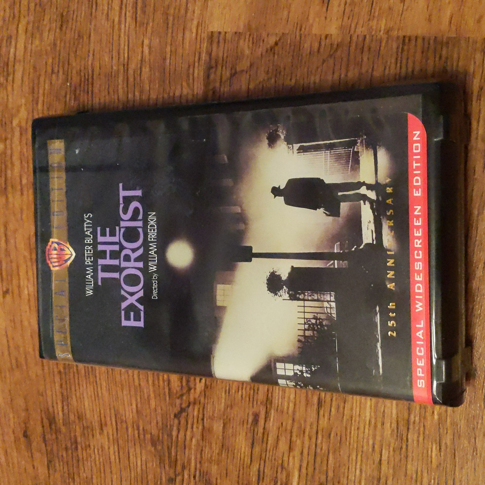Vintage Exorcist VHS 25th anniversary